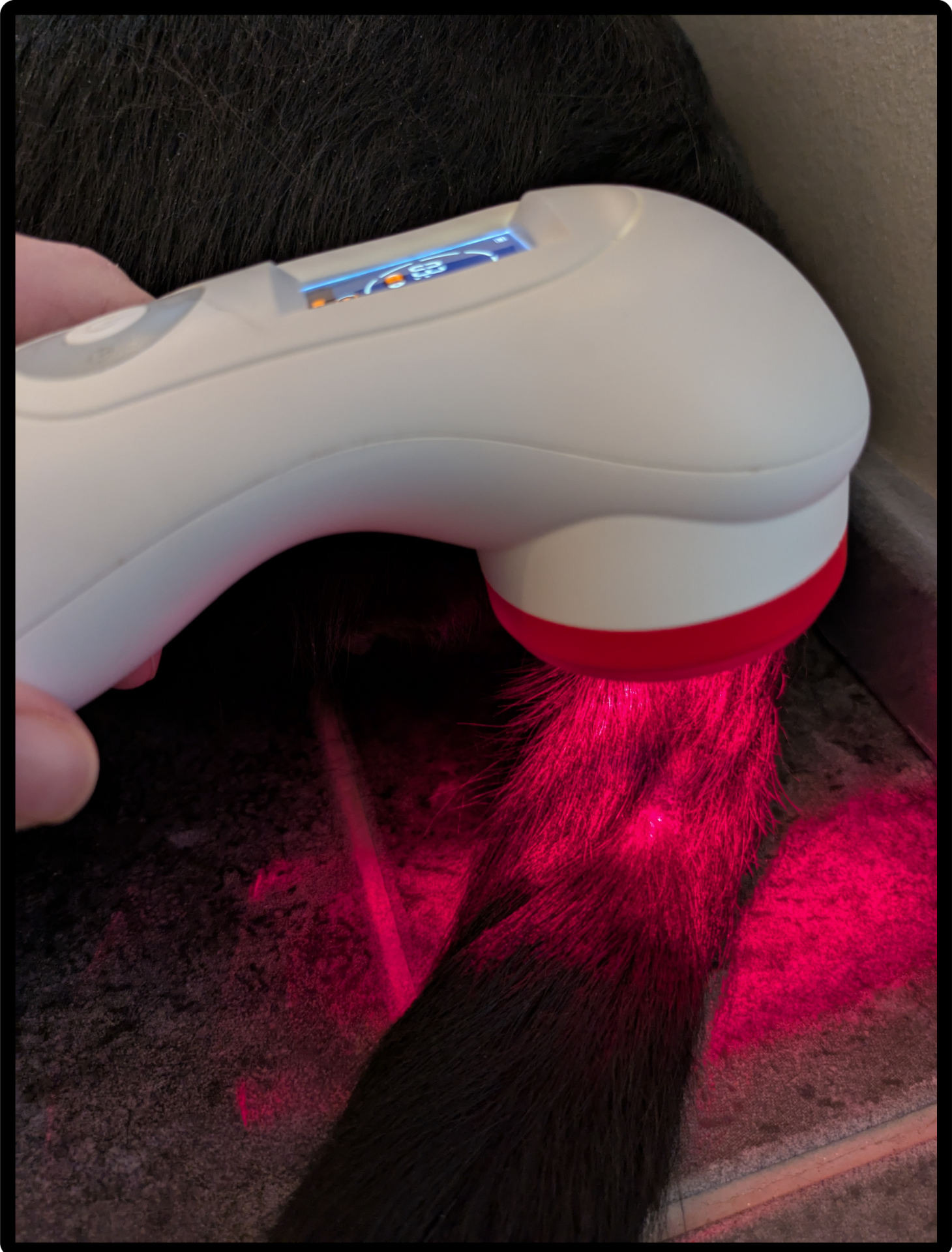 Hotspotin hoitoa laserilla.